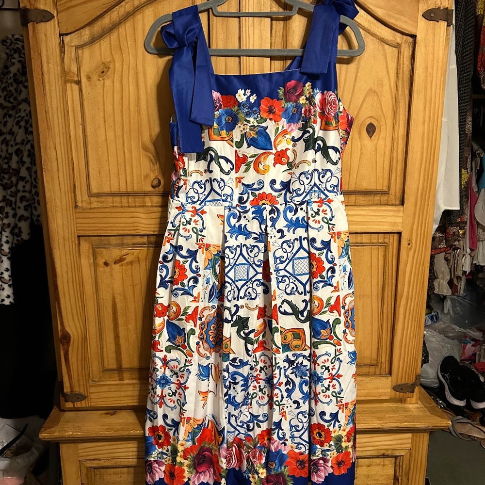 Diandian Didi Colorful sleeveless Dress